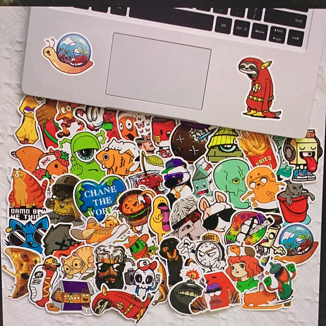 50 pc Funny Collection Stickers