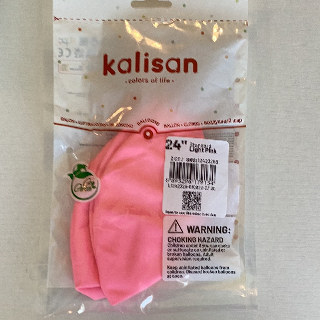 Kalisan Standard Light Pink Latex Balloons