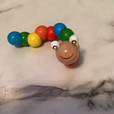 Wooden Caterpillar Baby Toy