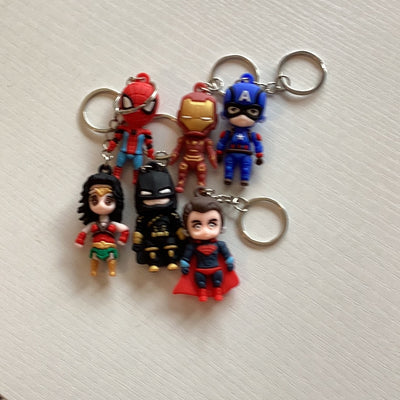 Superhero Keychains