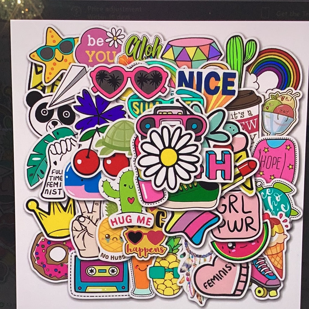 50pc Fashion Stickers