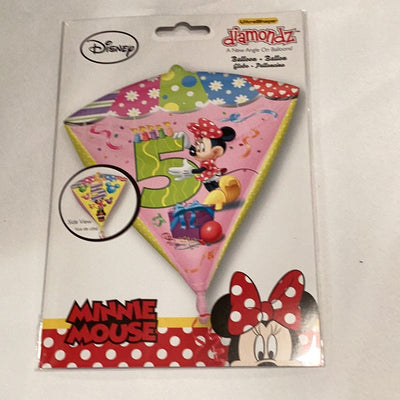 Minnie Mouse Diamonds Numeric Birthday