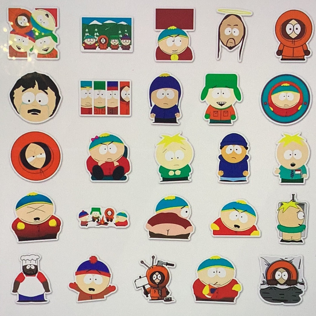 50pc South Park Stickers