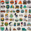 100pc Outdoor Camping Stickers