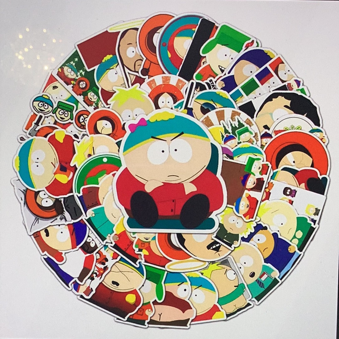 50pc South Park Stickers