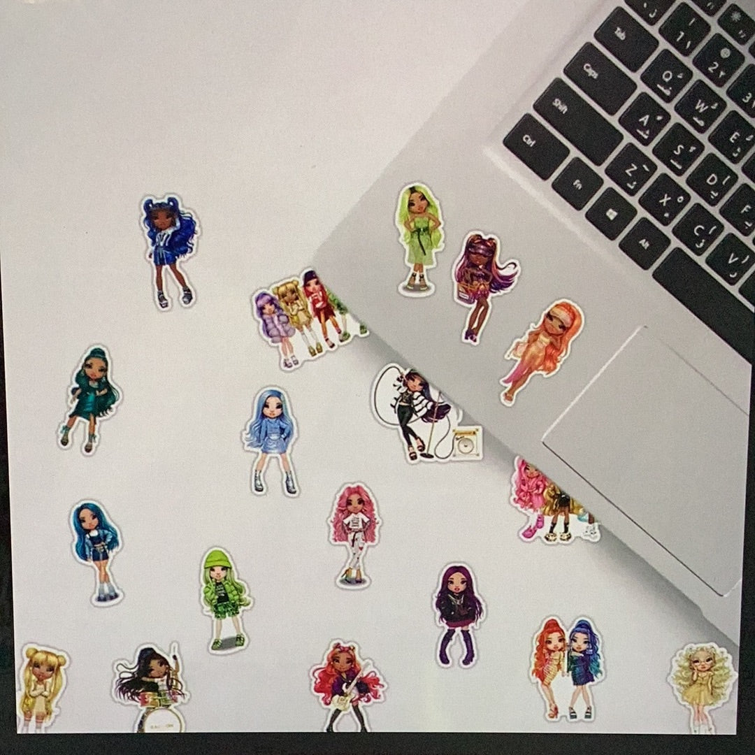 50pc Fashionista Stickers