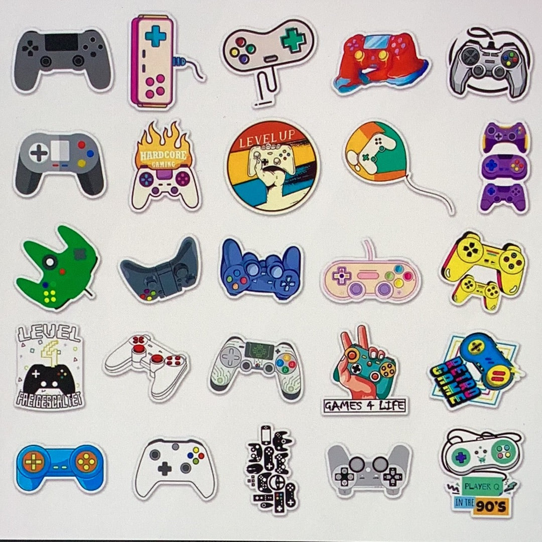 50 pc Gaming stickers