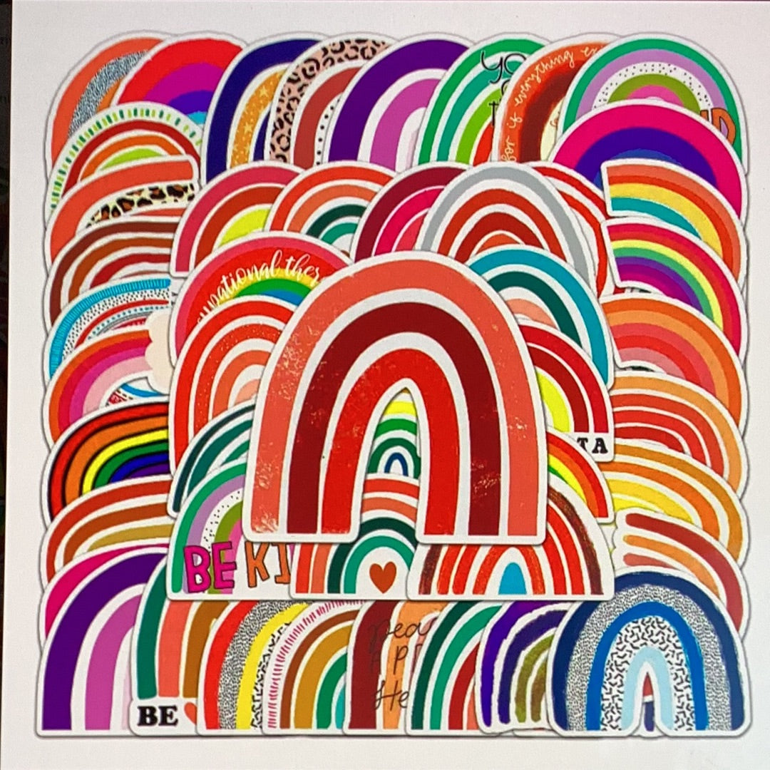 50 pc Rainbow Bridge Stickers