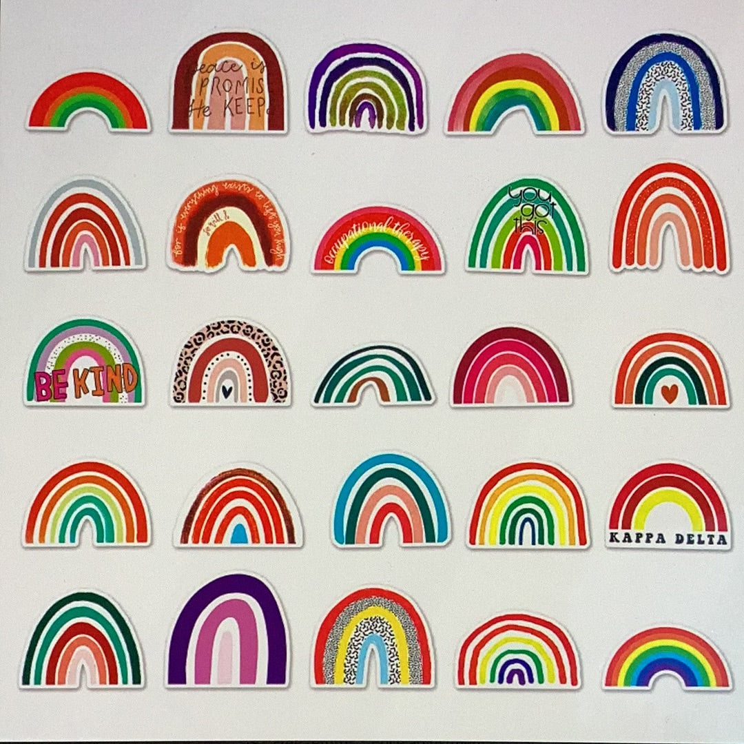 50 pc Rainbow Bridge Stickers