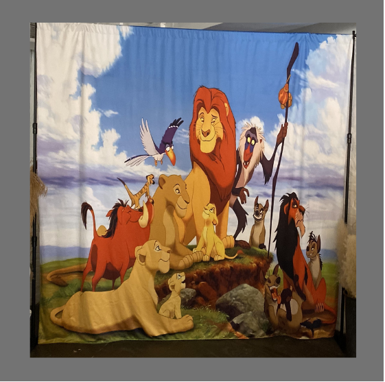 Lion King Backdrop Fabric