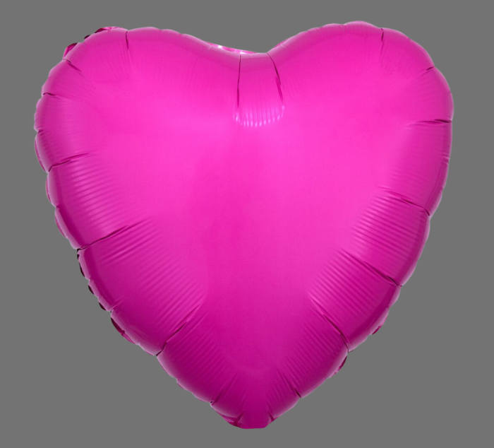 Magenta Heart Balloon