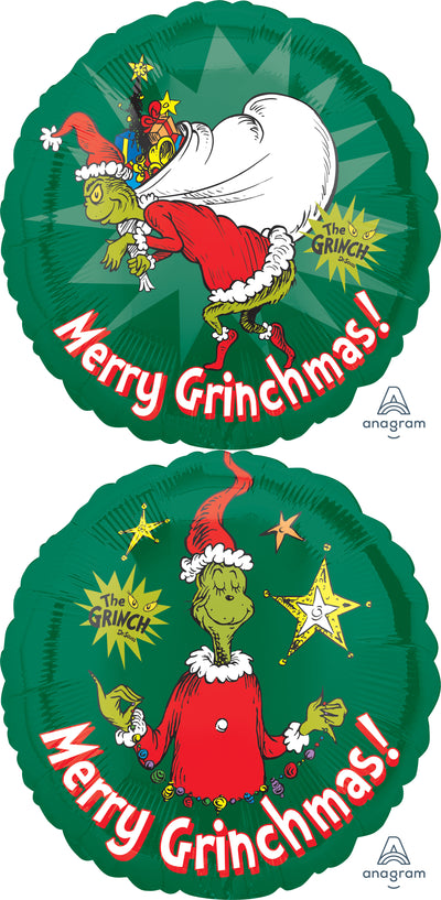 Merry Grinchmas Balloon