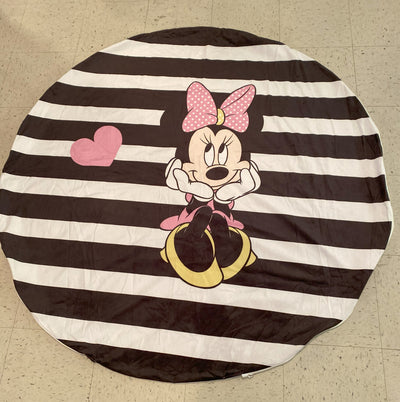 Minnie Mouse Round Fabric Backdrop Cover-Rental