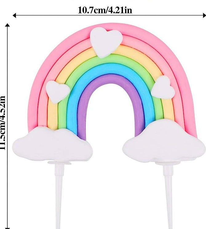 Rainbow Cake Topper