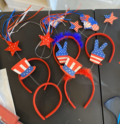 Patriotic Bobbly Headbands