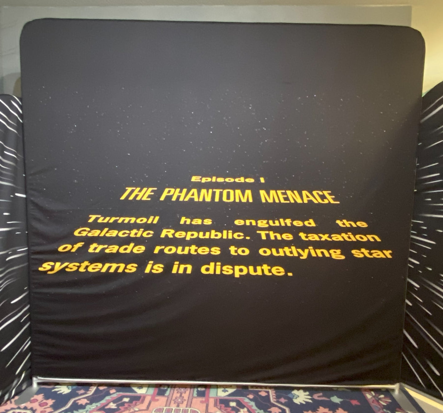 The Phantom Menace Backdrop Fabric