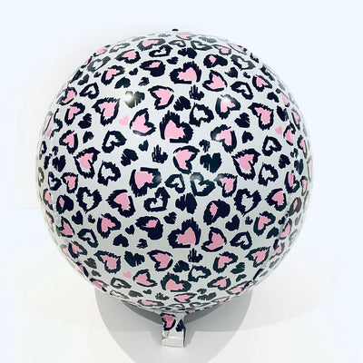 Heart Print Orbz Balloon