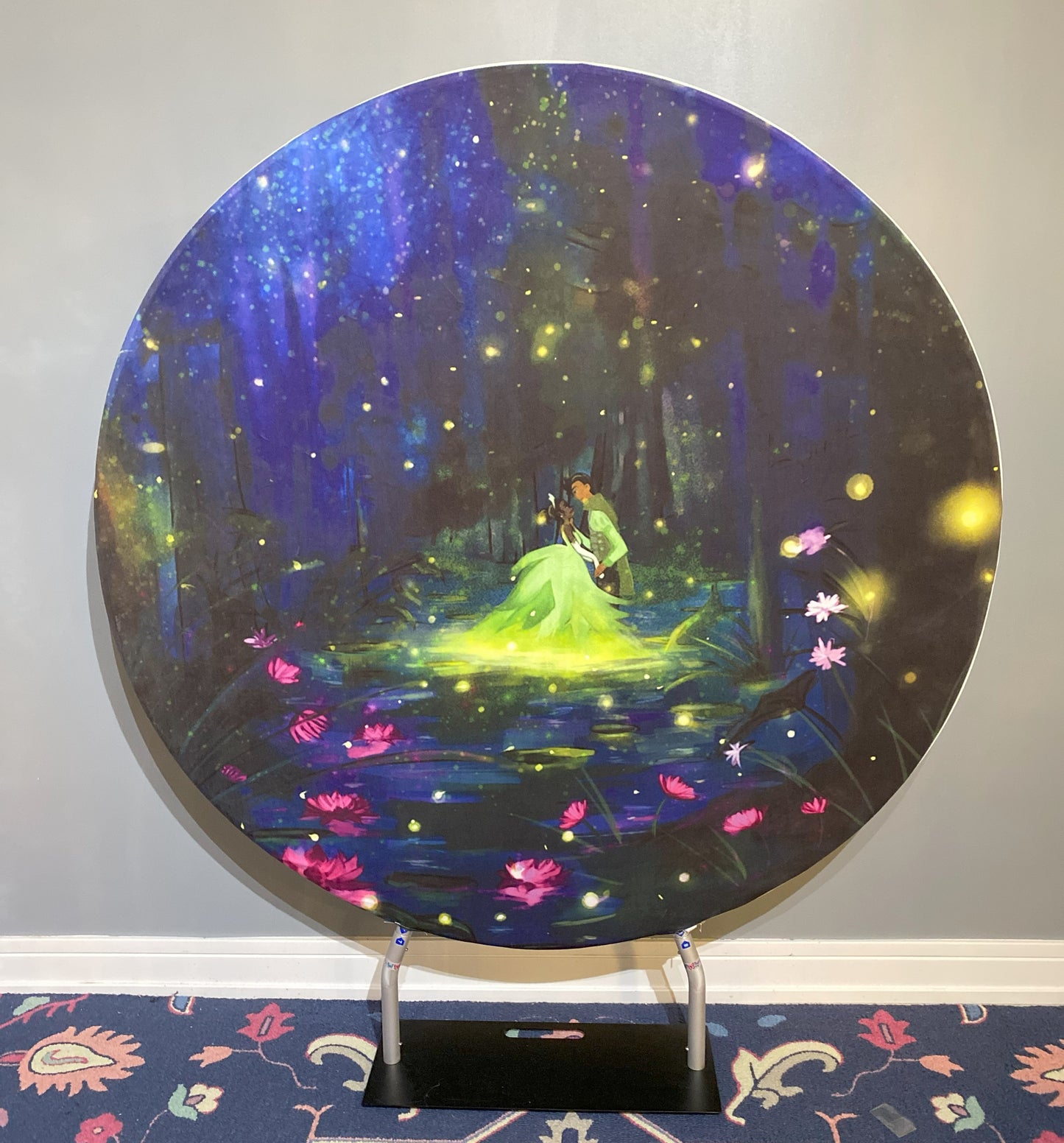 Princess & The Frog Round Backdrop Cover-Rental