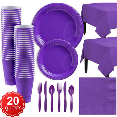 Solid Color Party Pack for 20