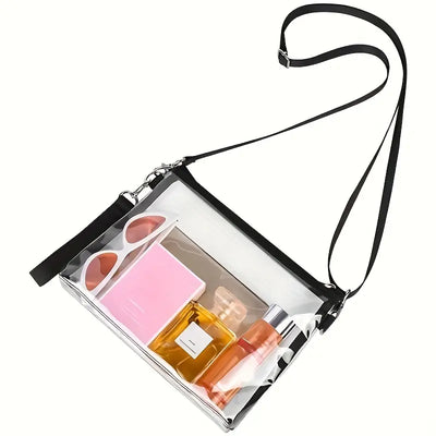 Clear PVC Crossbody Bag