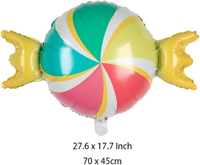 Rainbow Swirled Candy Balloon