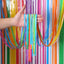 Rainbow Macaron Fringe Curtain