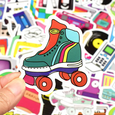 80s & 90s Nostalgia Stickers