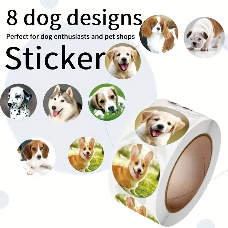 Dog Stickers-Roll