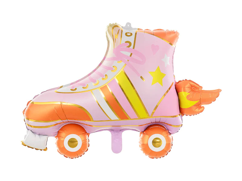 Roller Skate with Flame Balloon