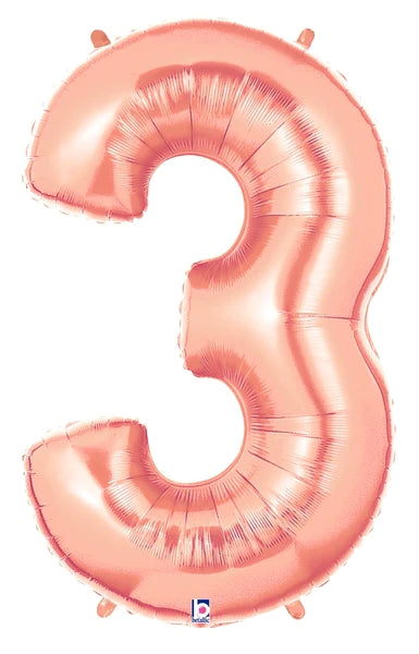 Rose Gold Letters and Numbers