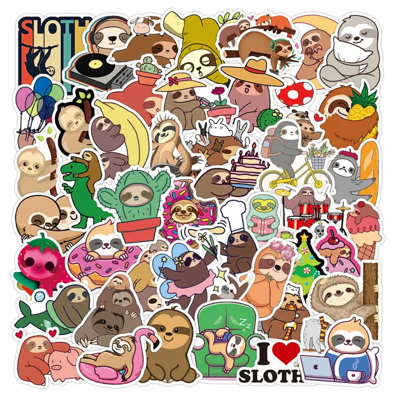 Sloth Stickers