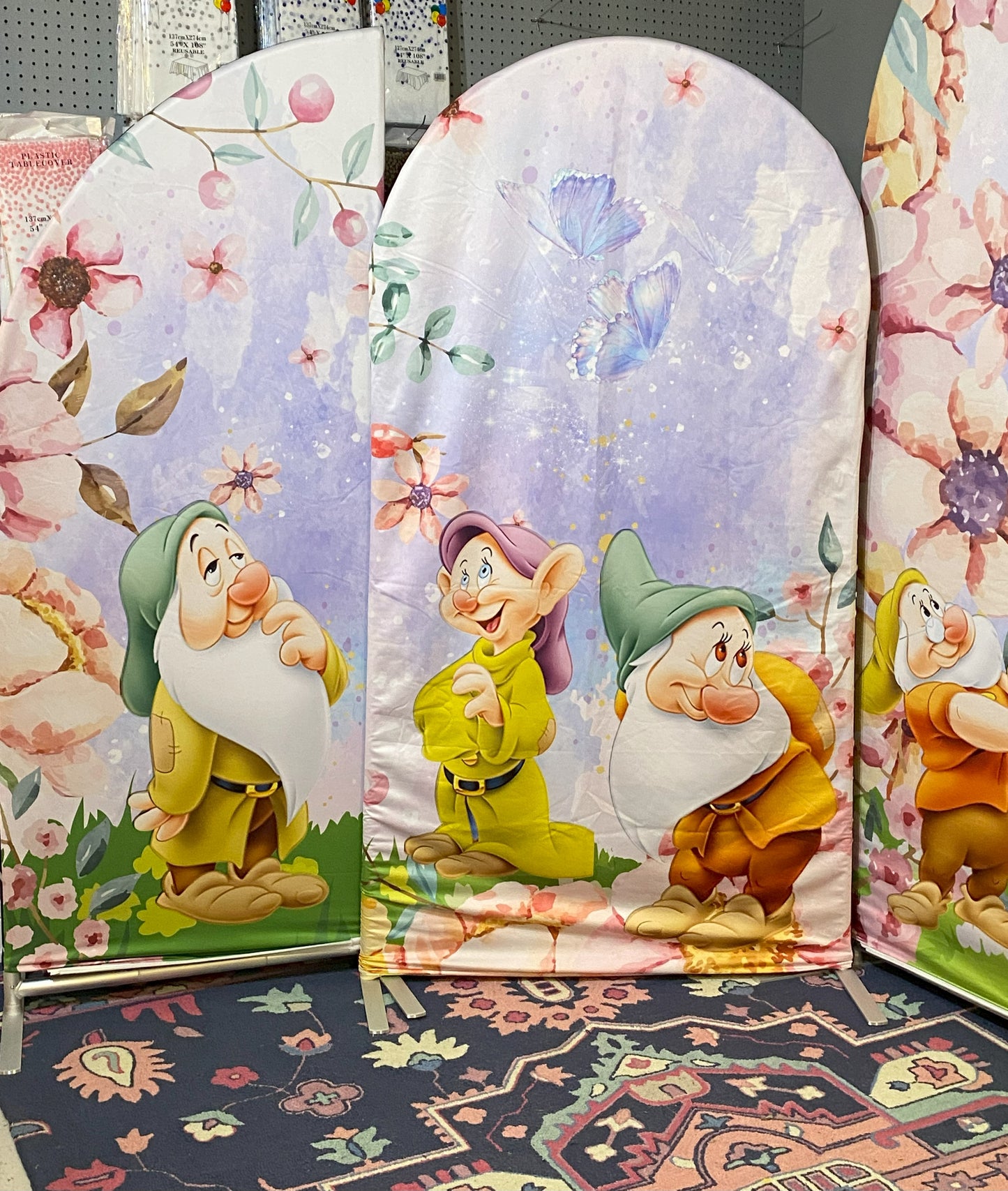 Snow White & the 7 Dwarfs Backdrop Covers