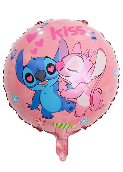 Stitch and Angel round balloon 2 sided