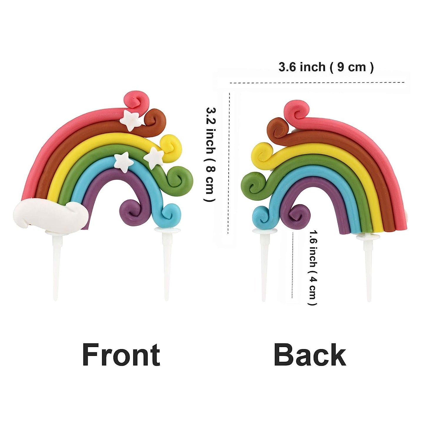 Rainbow Cake Topper