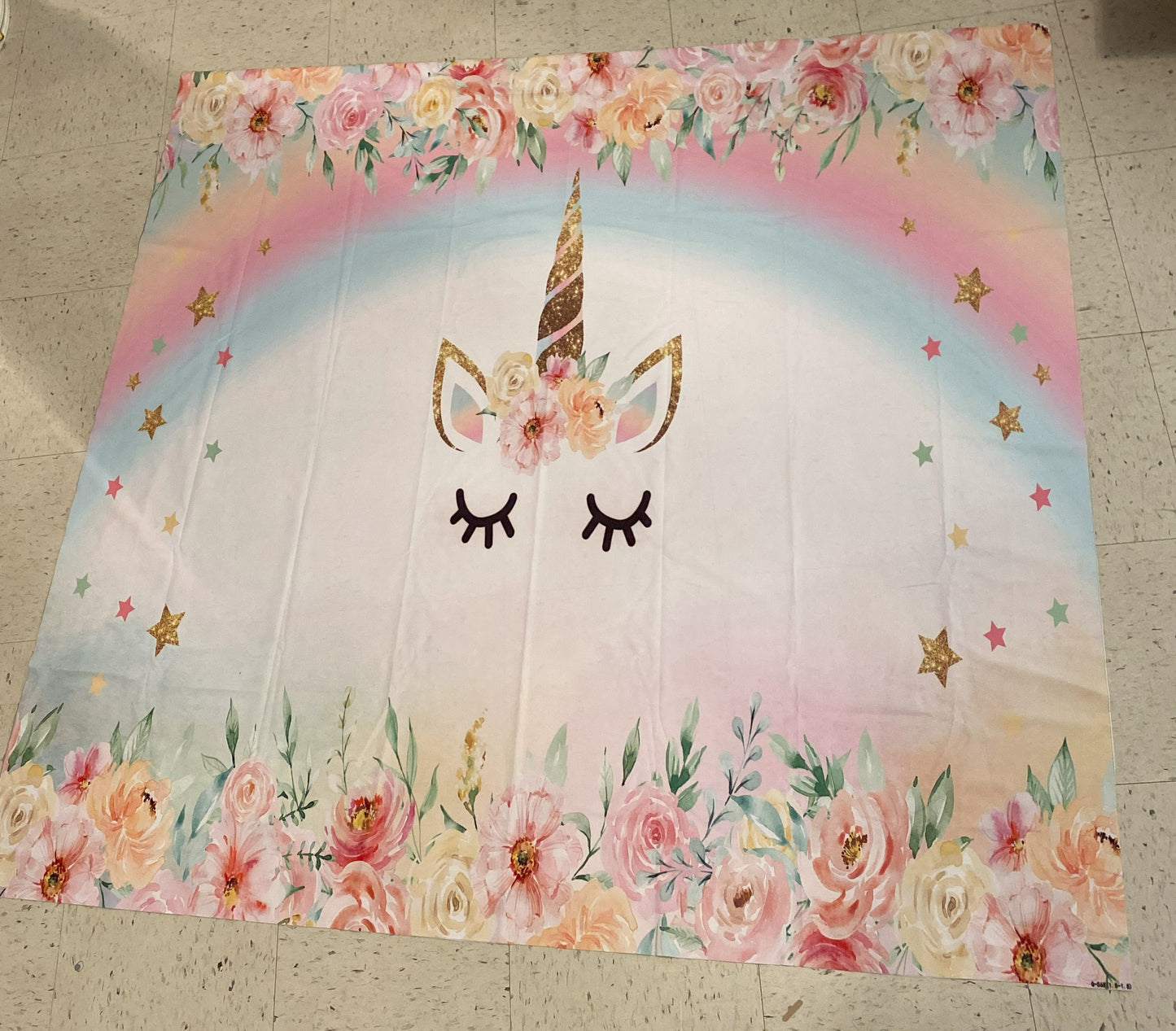 Unicorn Backdrop -Rental