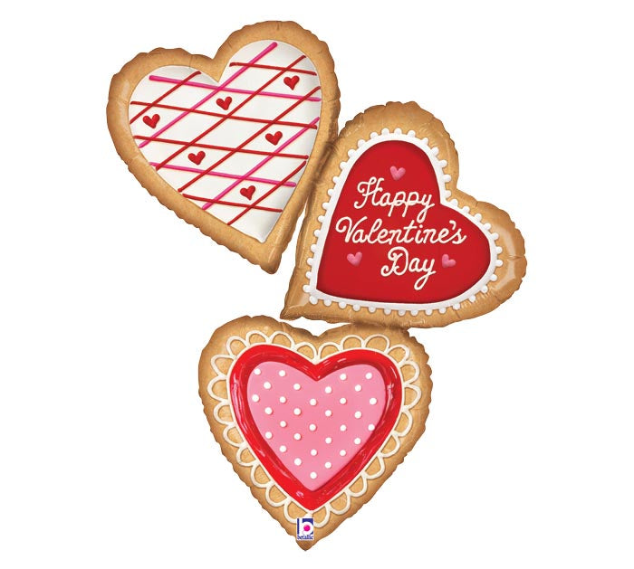 Cookie Heart Valentine's Balloon