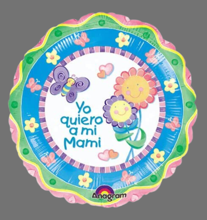 'Yo quiero a mi mami' Flower Balloon