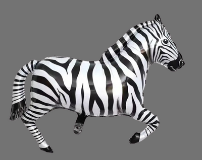 Zebra Shaped Balloon