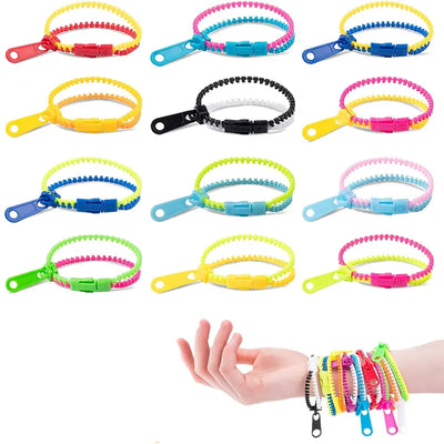 Zipper Bracelets-10 pack