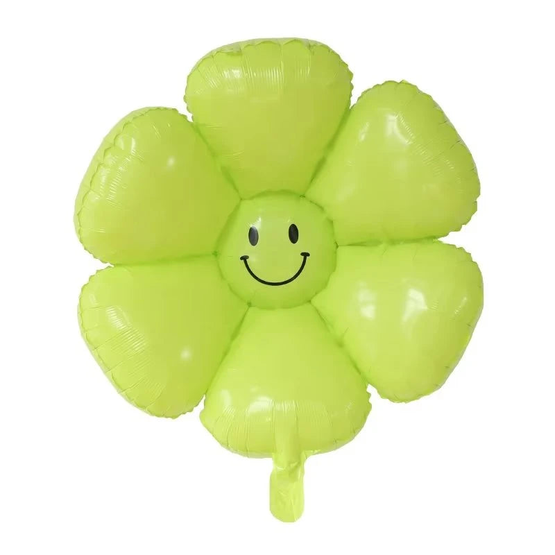 Smiley Face Daisy Balloons