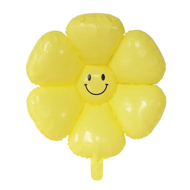 Smiley Face Daisy Balloons