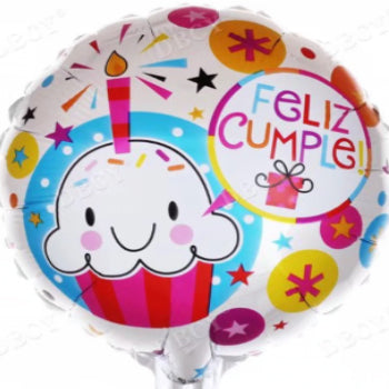 Feliz Cumple! holographic Balloon